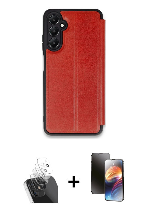 ieg™ Galaxy A15 4G Kılıf Zirve Yansıma Serisi - Siyah 3D Antistatik Mat Seramik Nano Ekran Koruyucu