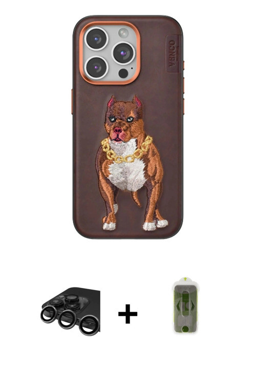 ieg™ iPhone 15 Pro Kılıf Nova Form Koleksiyonu - Siyah Joko Magic 5D Hayalet Cam + Titanyum Gri Raze