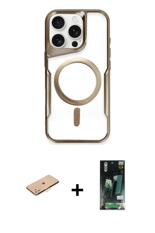ieg™ iPhone 11 Pro Max Kılıf Yadigar Klasik Özel Seri - Siyah 360 Mat Full Body Arka Koruyucu + Turu