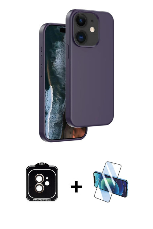 ieg™ iPhone 11 Kılıf Kıvılcım Çizgi Serisi - Siyah 3D Antistatik Seramik Nano Ekran Koruyucu + Turun