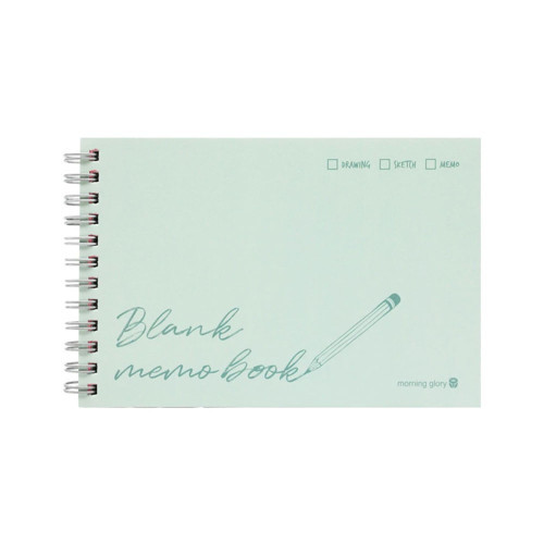2500 Çizgisiz Not Defteri 10,7x16,5 cm Yeşil 12001-87451
