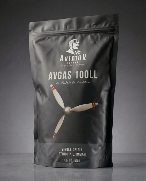 AVGAS 100LL %100 Arabica Single Origin Taze Kahve Çekirdek/Öğütülmüş 500 Gr.