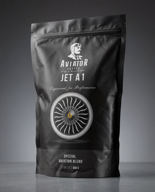 JET-A1 %90 Arabica %10 Robusta Taze Kahve Çekirdek/ Öğütülmüş Espresso 500Gr.