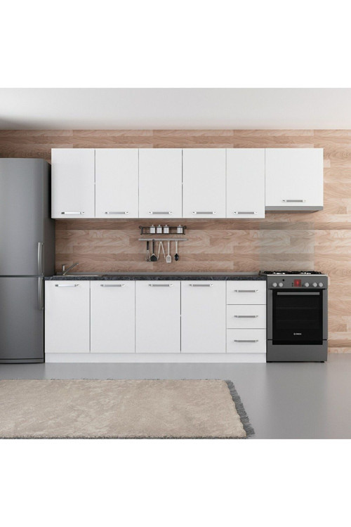 280 Cm Mutfak Dolabı Beyaz 280-B10