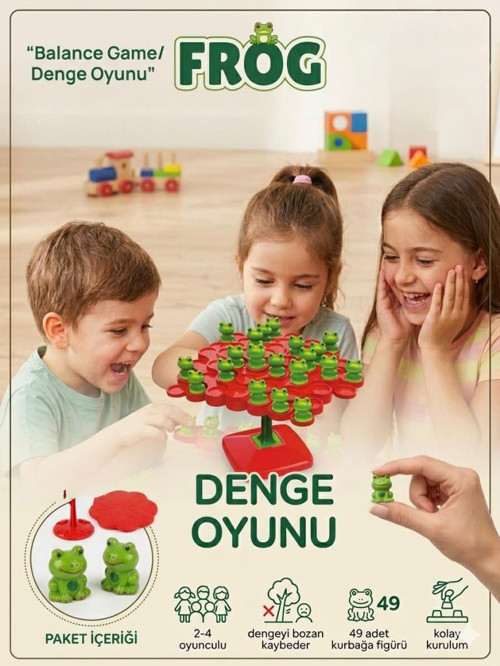 Kurbağa Denge Oyunu: Kim Kuleyi Devirmeden Bitirecek?