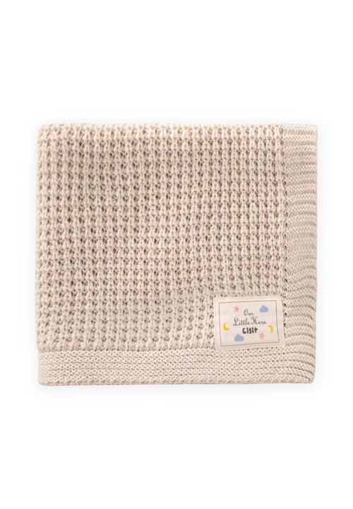 Selanik Triko Battaniye 80X100 (+/-5 Cm ) Naturel