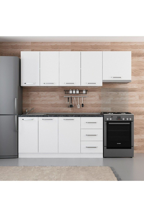 230 Cm Mutfak Dolabı Beyaz 230-B7