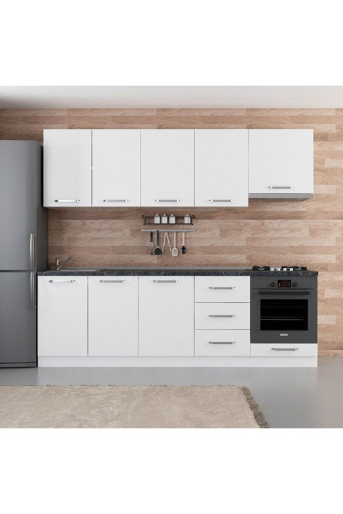 250 Cm Mutfak Dolabı Beyaz 250-B5
