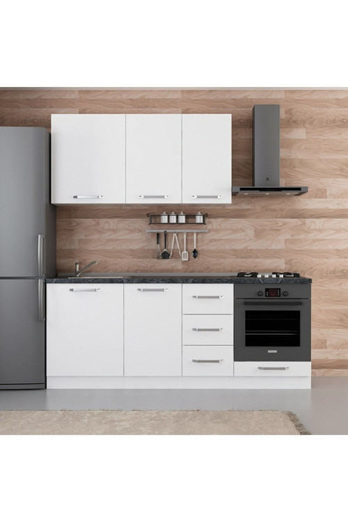 205 Cm Mutfak Dolabı Beyaz 205-B3
