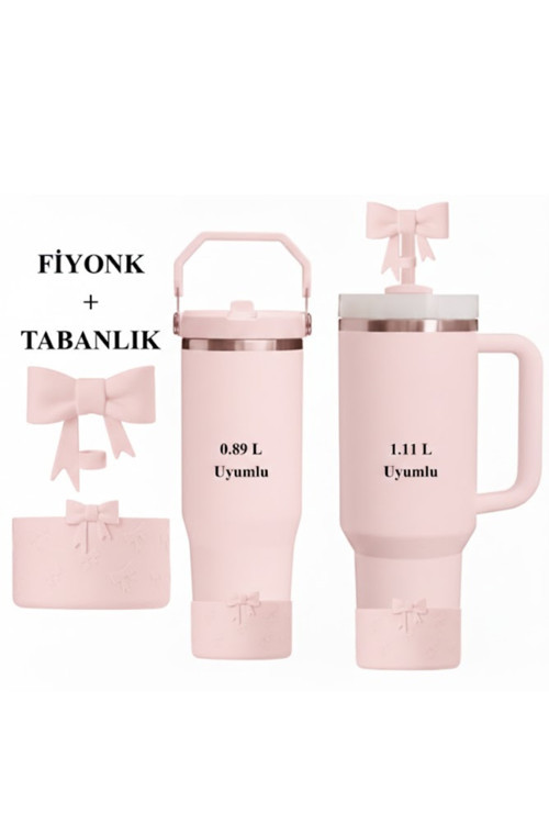 Quencher 40 oz 1.18 L Uyumlu Termos Aksesuarı Fiyonk+Taban