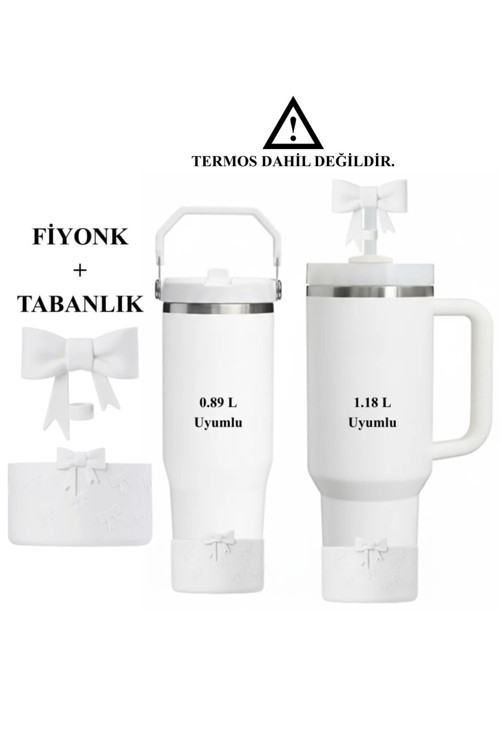 Quencher 40 oz 1.18 L Uyumlu Termos Aksesuarı Fiyonk+Taban