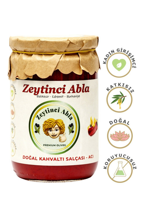Salça - Doğal & Katkısız 660 ml Acı Biber - Ev Yapımı Kahvaltı