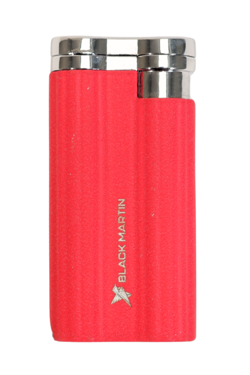 Tek Torch Pürmüz Delicili Kırmızı Metal Puro Çakmağı
