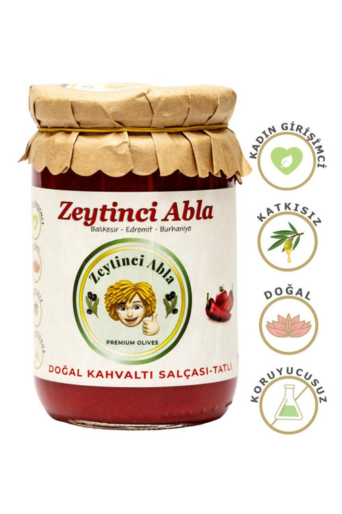 Salça Doğal & Katkısız 660 ml Tatlı Biber - Ev Yapımı Kahvaltı