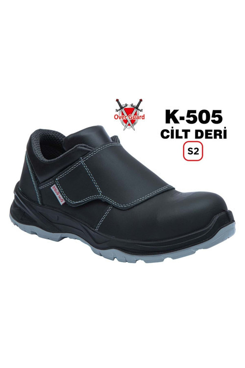 İş Ayakkabısı Kompozit Burunlu Kaynakçı Cilt Deri K-505 S2
