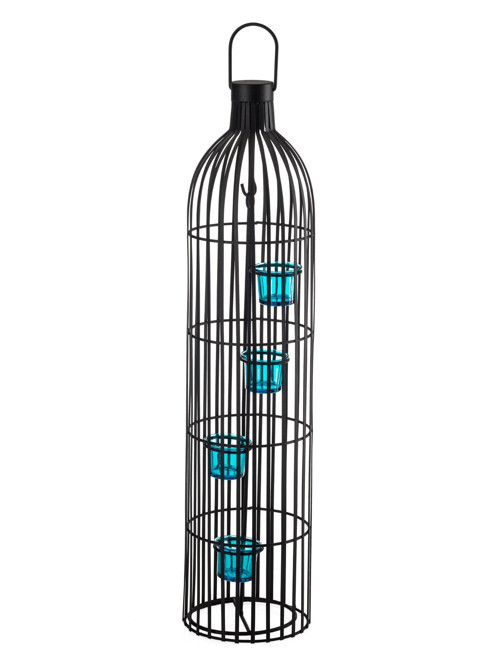 Bottle Tealight Mumluk Turkuaz - 1 Adet