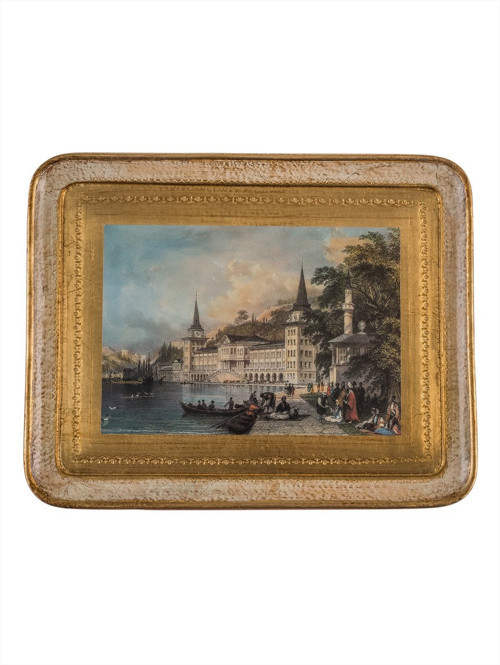 Çengelköy Kuleli Tepsi 34x42 cm - 1 Adet