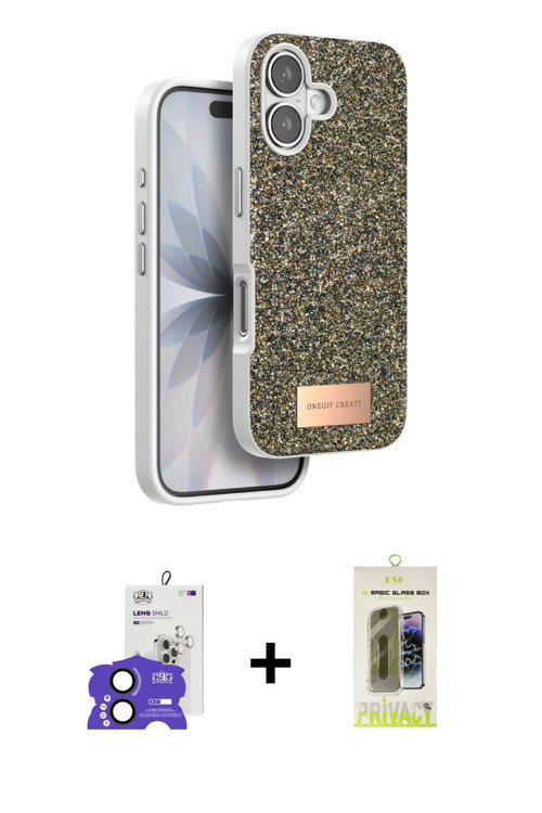 iPhone 17 Kılıf Vadi Klasik Serisi - Siyah Joko Magic 5D Hayalet Cam + Siyah Bilvis Titan Kamer