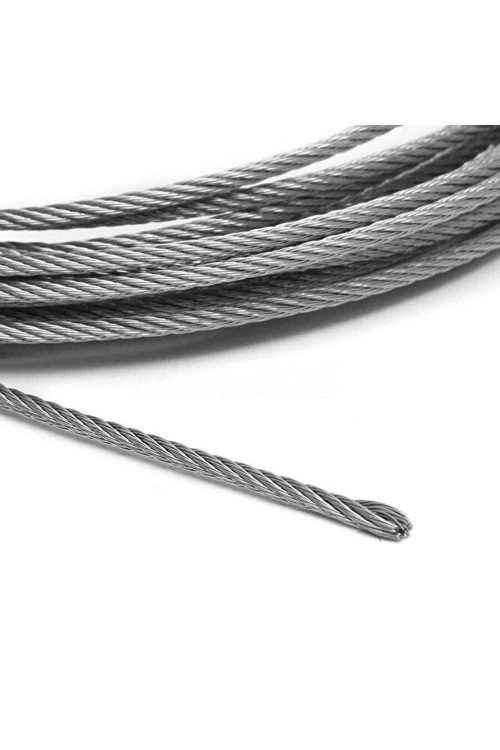 Galvaniz Çelik Halat 5 Mm 6x7 100 Metre