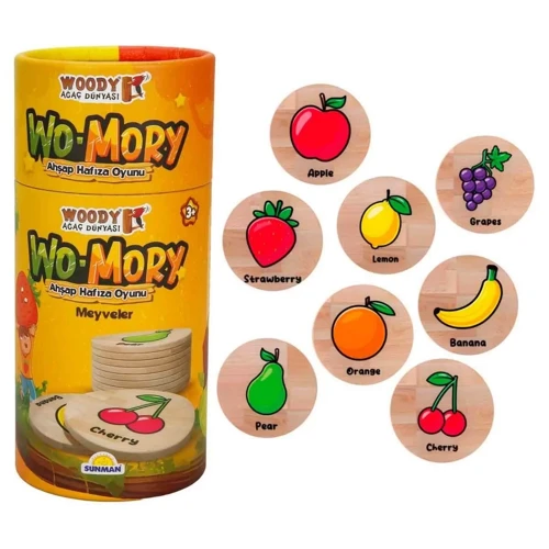 Wo-Mory Ahşap Hafıza Oyunu