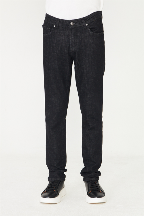 Siyah Premium Denim Erkek Jean Pantolon