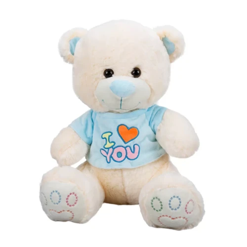 Tişörtlü Peluş Ayı 40 cm.