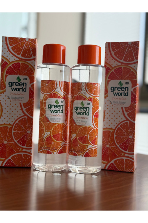 Mandalina Kolonya 400 ml x 2 Adet (Toplam 800 ml)