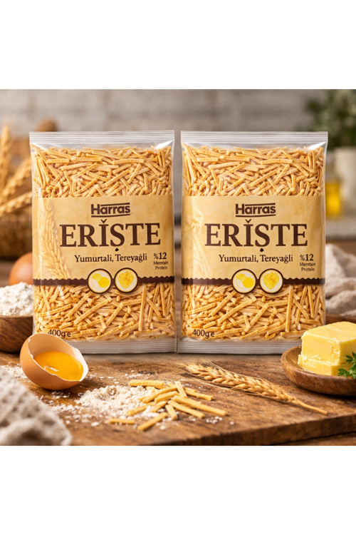 Tereyağlı Yumurtalı Erişte 400 g x 2 Adet