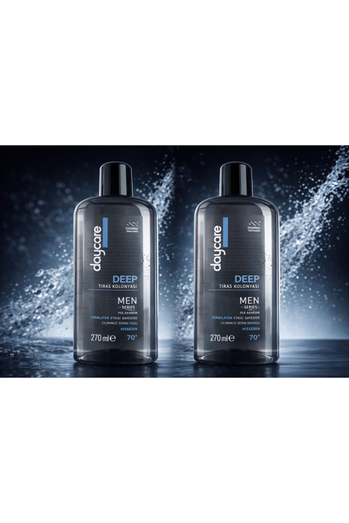Deep Tıraş Kolonyası 270 ml x 2 Adet – Avantajlı İkili Set (70°)