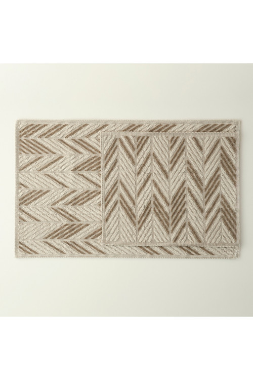 %100 Pamuk Corner Paspas Takımı Vizon (60x100 cm)