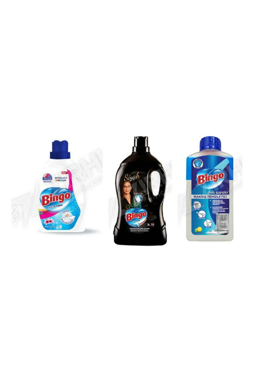 Sıvı Deterjan Amber 2600 Ml + Siyahlar 3 Lt + Bulaşık 250 Ml 3'Lü Set