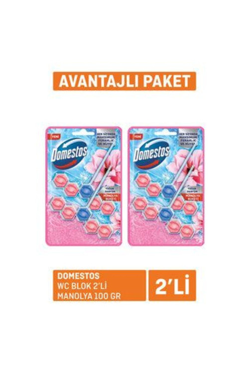 3 Adet Wc Blok 2'Li Manolya 2X100 G