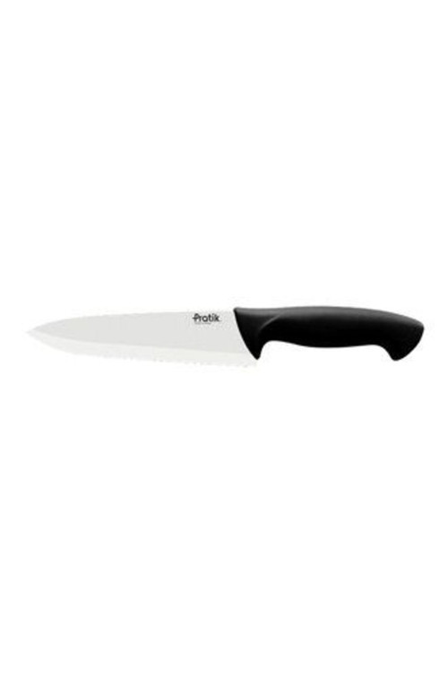 2 Adet Şef Bıçağı Siyah 19 Cm