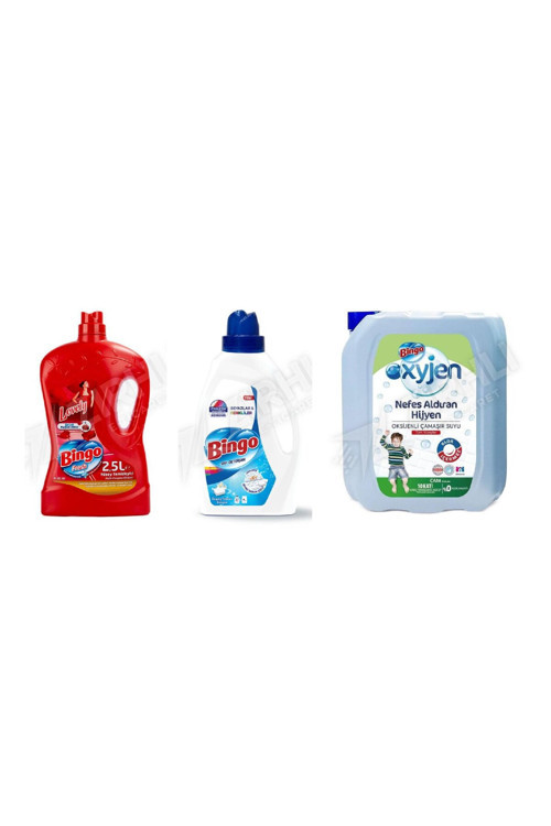 Yüzey Temzileyici 2,5 L + Beyazlar İçin Sıvı Det. 2600 Ml + Çamaşır Suyu 4 Lt 3'Lü Set