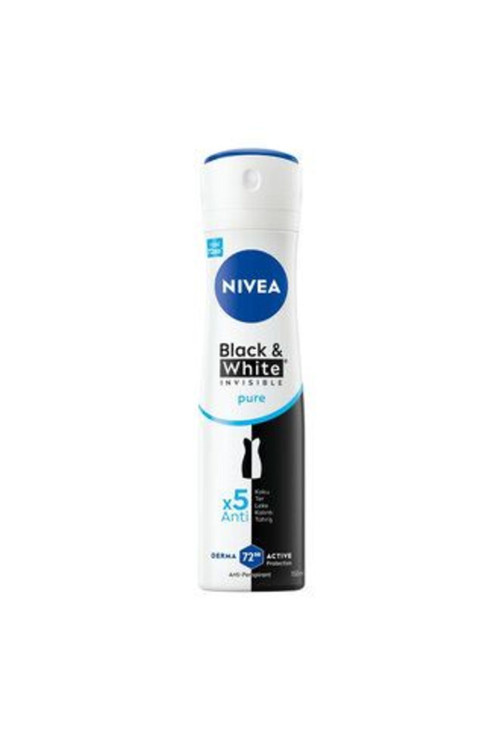 2 Adet Kadın Sprey Deodorant Black&White Invisible Pure 150 Ml