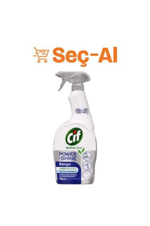 6 Adet Power & Shine Sprey Banyo İçin Temizleyici Ve Kireç Çözücü 750 Ml
