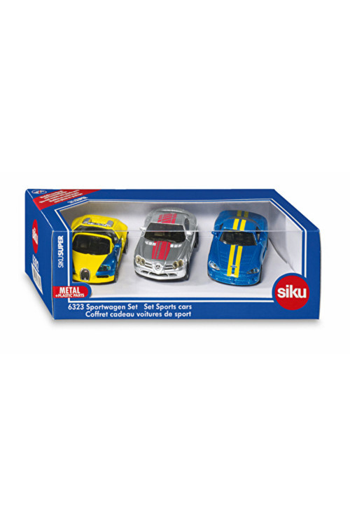 3 Adet Sports Cars Set Kgs-6323