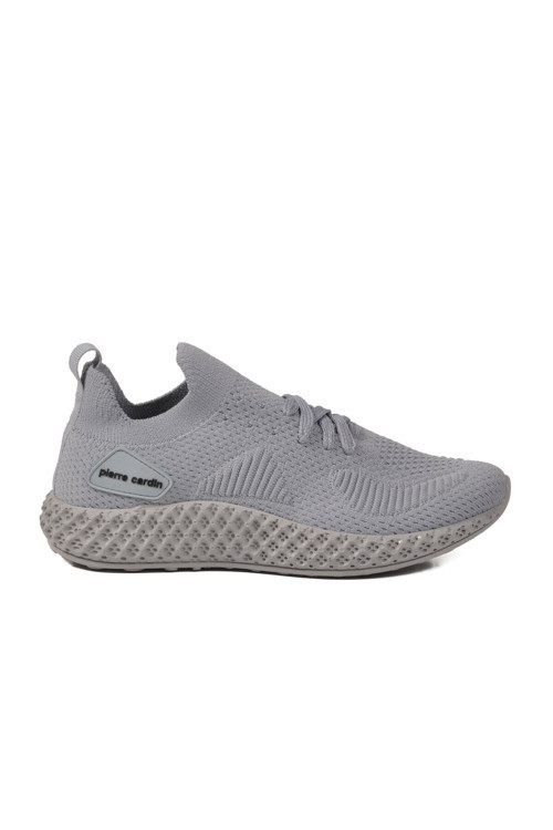 Gri Fileli Hafif Kolay Giyilebilir Unisex Spor Ayakkabı PC-32711 G