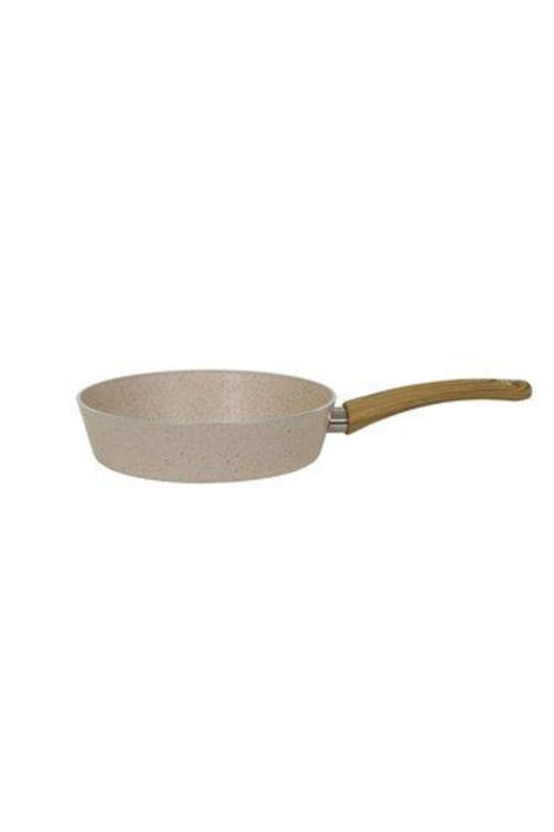 3 Adet Sahra Granit Görünümlü Tava 26 Cm