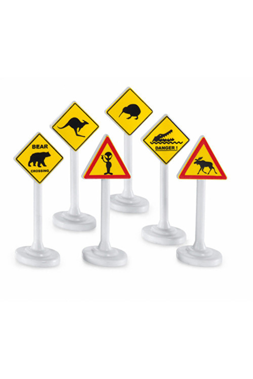 4 Adet İnternational Road Signs