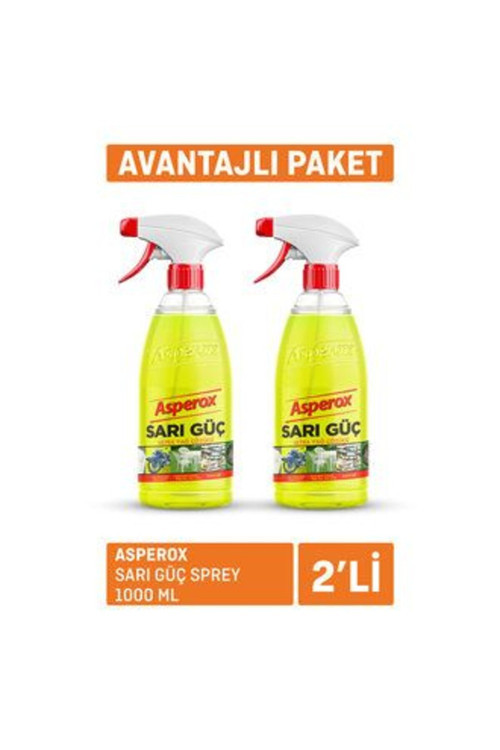 5 Adet Sarı Güç Sprey 2 X 1L