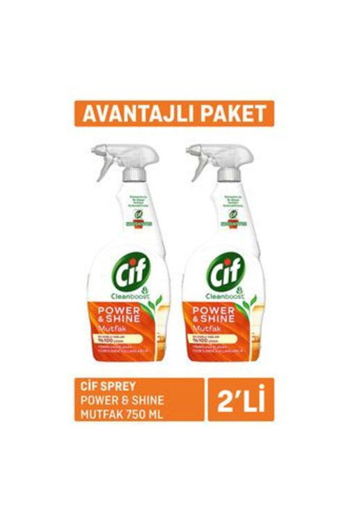 4 Adet Sprey Power & Shine Mutfak 2 X 750Ml