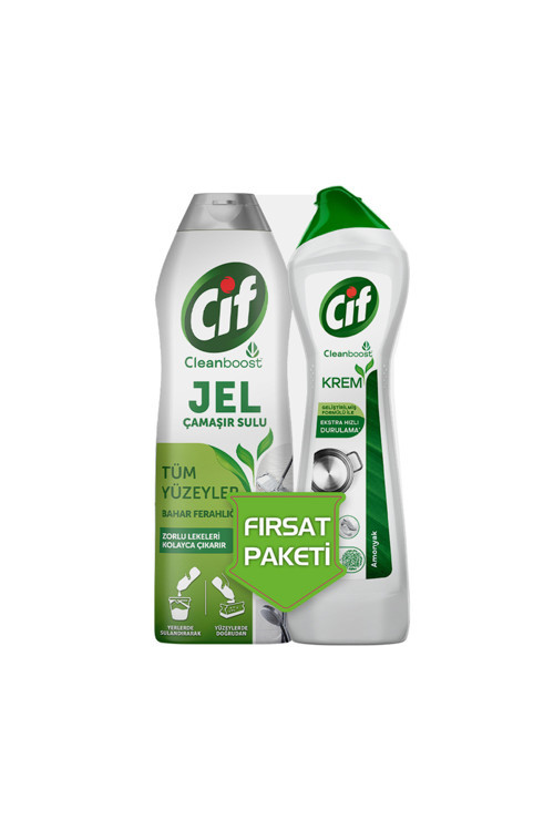 Krem Amonyak 750 Ml + Jel Bahar Ferahlığı 750 Ml 3 Adet