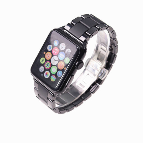 Maks Technology Watch 38mm Mat Seramik Metal MKST Kordon-Parlak Siyah