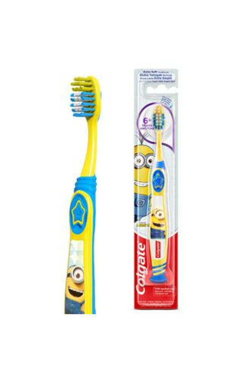 2 Adet Minions 6+ Yaş Ekstra Yumuşak Çocuk Diş Fırçası