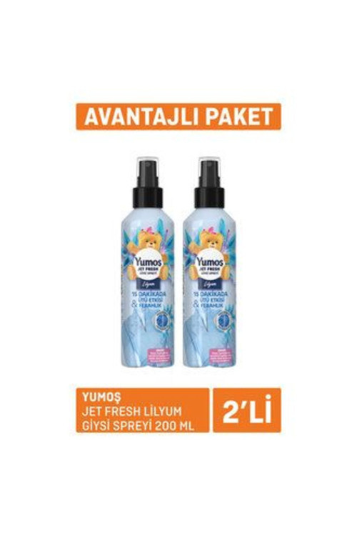 5 Adet Jet Fresh Lilyum Giysi Spreyi 2X200 Ml