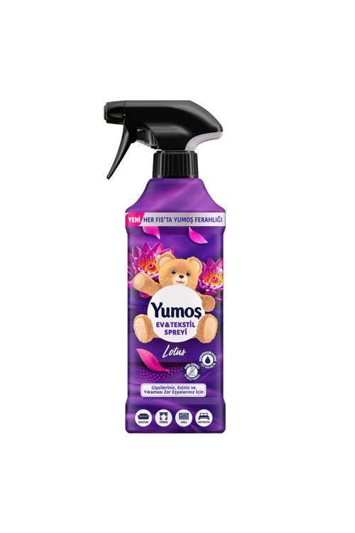 Ev Ve Tekstil Spreyi Lotus Yıkanması Zor Eşyalar İçin 450 Ml 3 Adet
