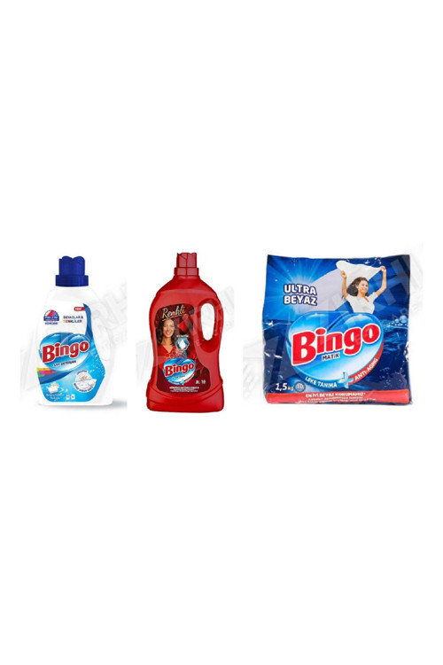 Beyazlar İçin Sıvı Det. 1755 Ml + Renkliler 3Lt + Beyazlar İçin Ultra 1.5 Kg 3'Lü Set