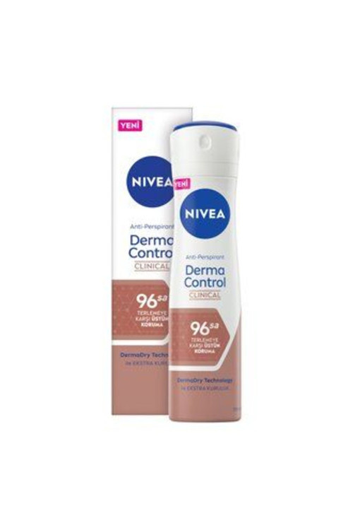 5 Adet Derma Control Clinical Kadın Sprey Deodorant 96 Saat Üstün Koruma 150Ml