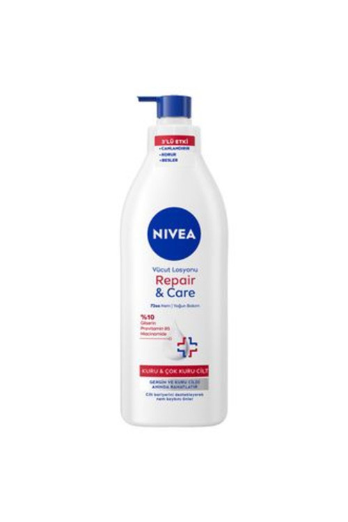 6 Adet Repair & Care Kuru Ciltler Yoğun Nemlendirici Vücut Bakım Kremi 400 Ml